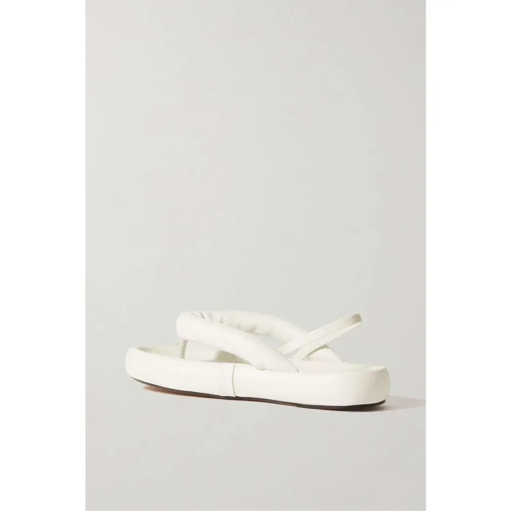 ISABEL MARANT Orene padded leather platform sandals EU38/US8 $620 - Picture 3 of 13